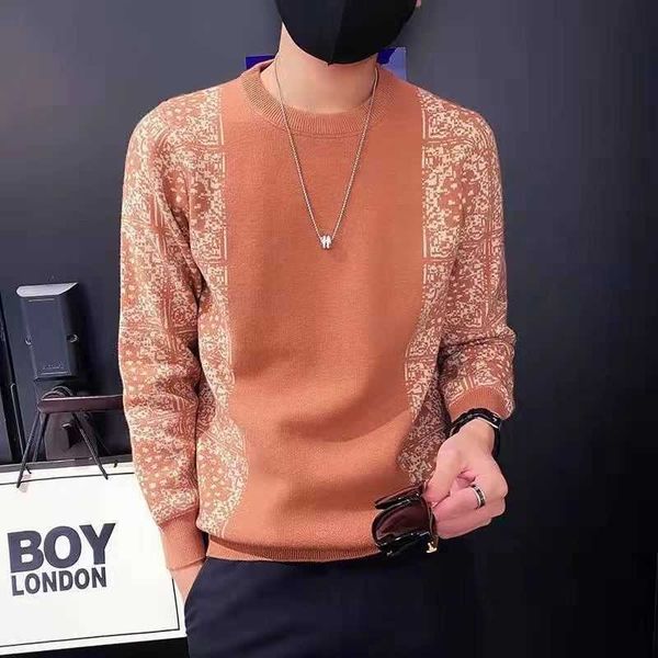 men's sweaters stylish printed o-ne spliced loose knitted korean sweater cloing 2022 autumn new casual pullovers all-match warm g22101, White;black
men's sweaters stylish printed o-ne spliced loose knitted korean sweater cloing 2022 autumn new casual pullovers all-match warm g22101, White;black