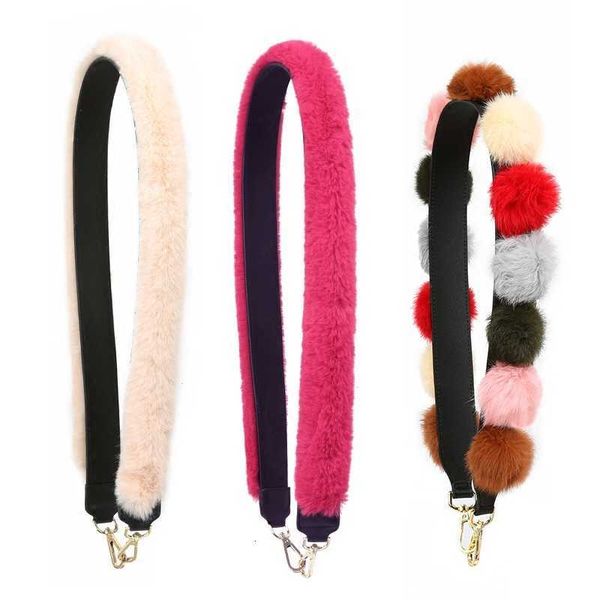 evening bag new plush ball woman real rabbit fur shoulder straps for bags handles handbags multiple colors accessories c0326
evening bag new plush ball woman real rabbit fur shoulder straps for bags handles handbags multiple colors accessories c0326