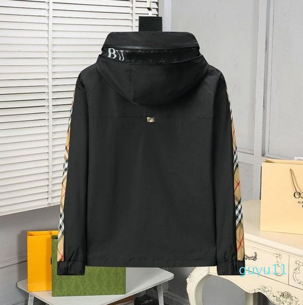 men jacket designer hooded sportswear casual coat loose long sleeve patchwork male clothe, Black;brown
men jacket designer hooded sportswear casual coat loose long sleeve patchwork male clothe, Black;brown