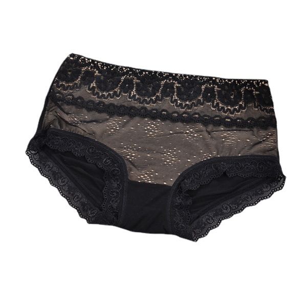 5pk women's panties female modal lace mid-rise cut-out briefs underpants #8950, Black;pink
5pk women's panties female modal lace mid-rise cut-out briefs underpants #8950, Black;pink