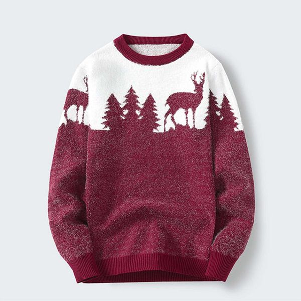men's sweaters knitted pullover casual warm knitwear long sleeves cloing christmas elk male loose g221018, White;black
men's sweaters knitted pullover casual warm knitwear long sleeves cloing christmas elk male loose g221018, White;black