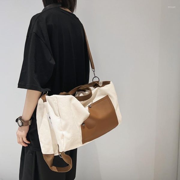 evening bags simple canvas large bag shoulder messenger handbag high school students multi-purpose back pack travel storage
evening bags simple canvas large bag shoulder messenger handbag high school students multi-purpose back pack travel storage