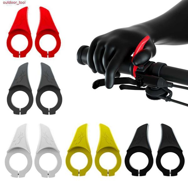 Image of New 1 Pair Bicycle Handlebar Small Auxiliary Handlebar End Bike Handle Bar Ends Fit for Road Bike Mountain Bicycle Accessories