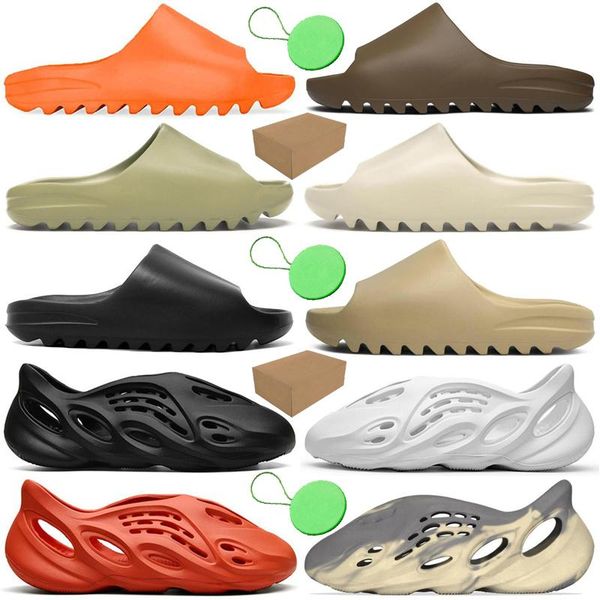 with box&tag slides foam runner men women sandal slippers slide sandals enflame orange desert sand resin bone platform mens womens slipper, Black
with box&tag slides foam runner men women sandal slippers slide sandals enflame orange desert sand resin bone platform mens womens slipper, Black