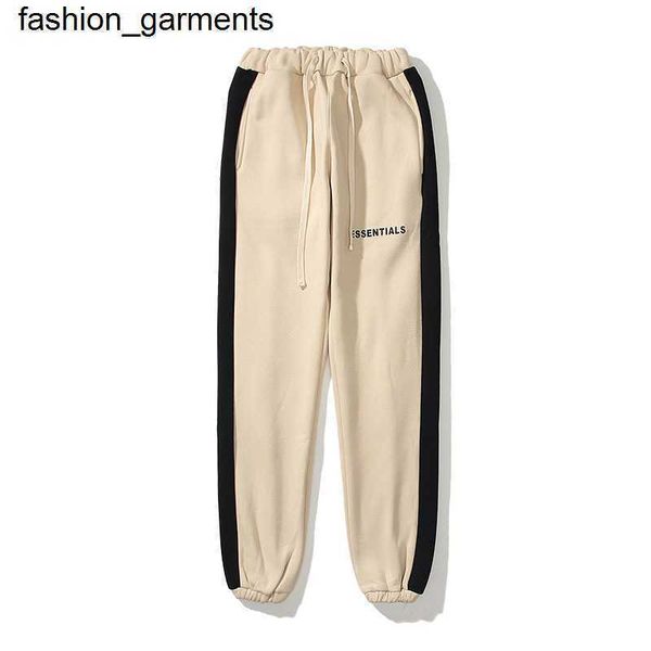 men designer pants new double line reflective essential men's sports plush pants, Black
men designer pants new double line reflective essential men's sports plush pants, Black