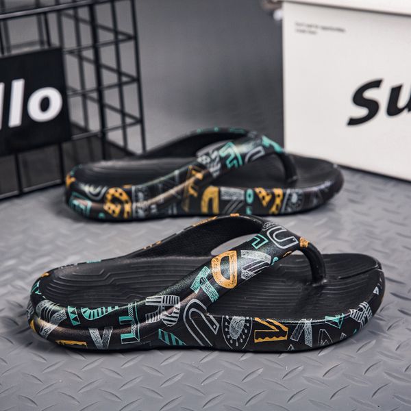classic slippers flip flops beach slippers garden shoes letters graffiti fashion trendy casual comfortable non-slip perforated slippers for, Black
classic slippers flip flops beach slippers garden shoes letters graffiti fashion trendy casual comfortable non-slip perforated slippers for, Black