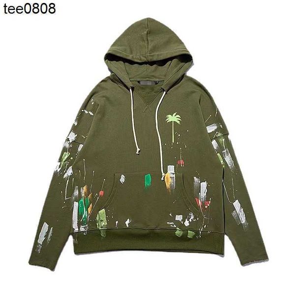 designer palm printing angels 21ss paint splash coconut print hoodie men's and women's jacket it sells well in america, Black
designer palm printing angels 21ss paint splash coconut print hoodie men's and women's jacket it sells well in america, Black