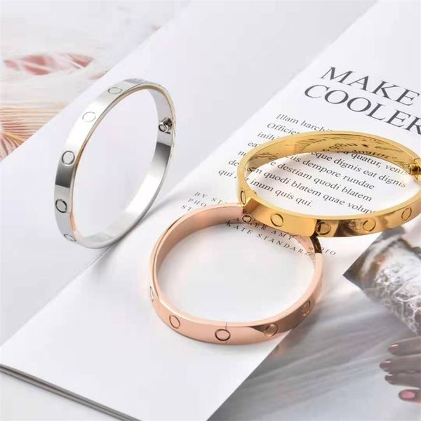designer love bracelet men luxury bracelets women never fade silver rose gold plated couple jewelry fashion stainless steel thin diamonds ba, Black
designer love bracelet men luxury bracelets women never fade silver rose gold plated couple jewelry fashion stainless steel thin diamonds ba, Black