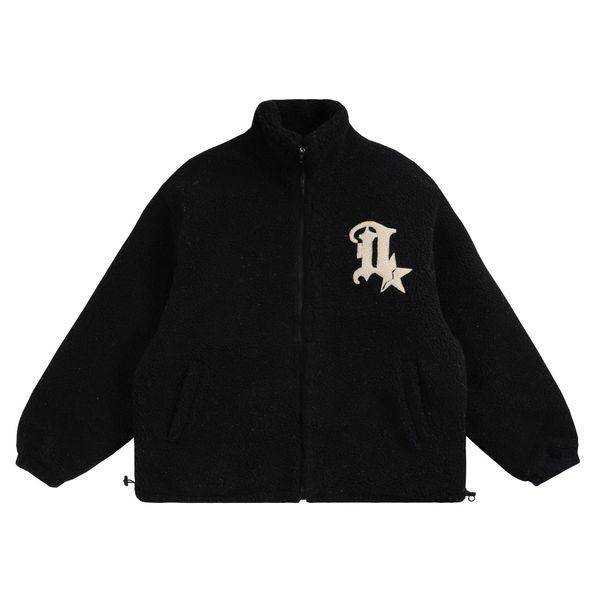 winter fuzzy jackets parkas streetwear embroidery letter star fluffy plush lambswool thick warm coats fleece padded coat, Black;brown
winter fuzzy jackets parkas streetwear embroidery letter star fluffy plush lambswool thick warm coats fleece padded coat, Black;brown