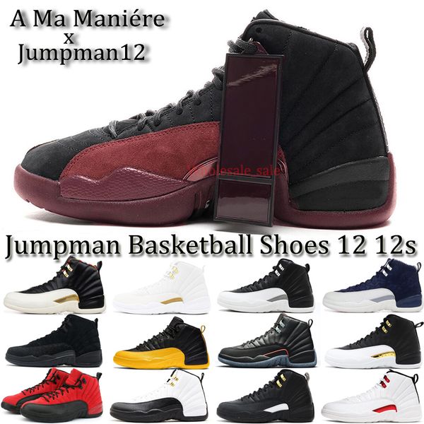 a ma maniere x jumpman 12 basketball shoes black burgundy crush trainers high mens sports sneakers release date november 17 2022
a ma maniere x jumpman 12 basketball shoes black burgundy crush trainers high mens sports sneakers release date november 17 2022