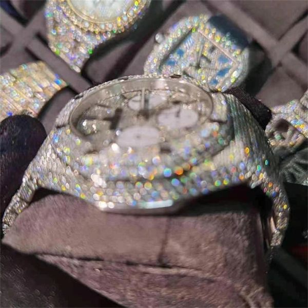 luxury mens watches moissanite mosang stone diamond watch movement watches for men montre de luxe wristwatch mechanical automatic 904l 1006, Slivery;brown
luxury mens watches moissanite mosang stone diamond watch movement watches for men montre de luxe wristwatch mechanical automatic 904l 1006, Slivery;brown