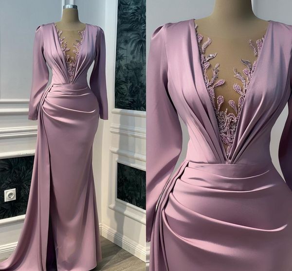 vintage prom dresses long sleeve illusion v-neck mermaid evening dress floor length saudi arabia cocktail party gowns robes de soiree, Black
vintage prom dresses long sleeve illusion v-neck mermaid evening dress floor length saudi arabia cocktail party gowns robes de soiree, Black