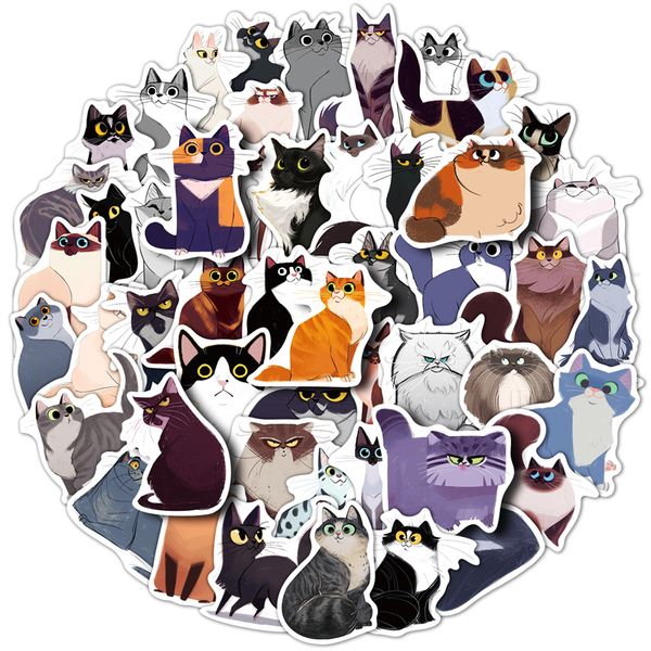 50pcs cute cat animal stickers for kids teens vinyl waterproof sticker for lapbumper skateboard water bottles computer phone bp-267
50pcs cute cat animal stickers for kids teens vinyl waterproof sticker for lapbumper skateboard water bottles computer phone bp-267
