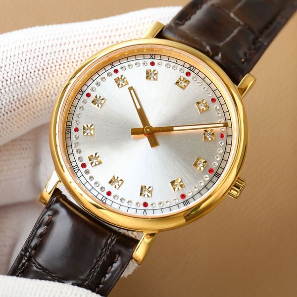 mens watch automatic mechanical watches 40mm business wristwatch sapphire montre de luxe calfskin strap, Slivery;brown
mens watch automatic mechanical watches 40mm business wristwatch sapphire montre de luxe calfskin strap, Slivery;brown