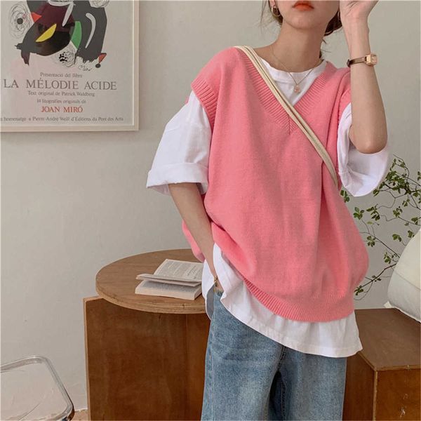 women's sweaters pink leisure denten simple comfortable casual streetwear allcompetition vhals fashion new sweater vest women spring au, White;black
women's sweaters pink leisure denten simple comfortable casual streetwear allcompetition vhals fashion new sweater vest women spring au, White;black
