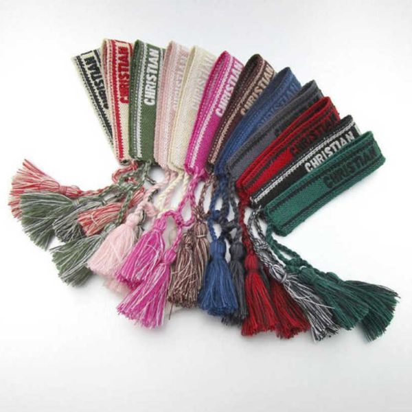 bracelets women's classic luxury designer brand bangle d jewelry embroidered word woven bracelet letter rope fashion tassel girl men co, Black
bracelets women's classic luxury designer brand bangle d jewelry embroidered word woven bracelet letter rope fashion tassel girl men co, Black