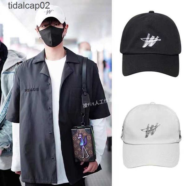we11done chaopai korean version male and female stars sunshade cap welldone baseball caps, Blue;gray
