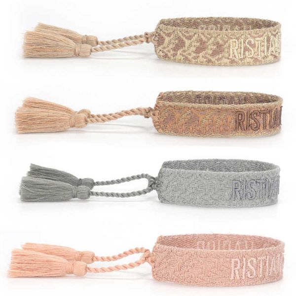 fashion women's luxury bracelets brand d designer bangle jewelry female embroidery woven bracelet bohemian creative tassel men's g, Golden;silver
fashion women's luxury bracelets brand d designer bangle jewelry female embroidery woven bracelet bohemian creative tassel men's g, Golden;silver