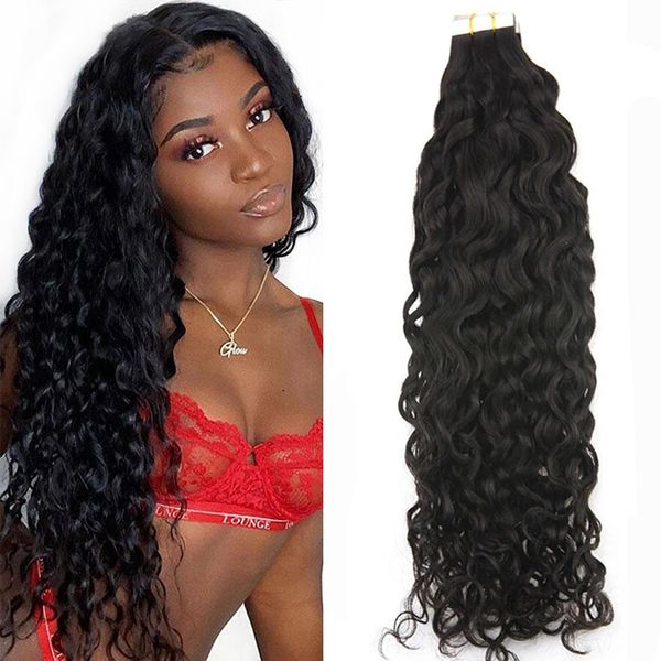 tape in hair adhesive extensions malaysian remy human hair skin wefts for women natural color, Black
tape in hair adhesive extensions malaysian remy human hair skin wefts for women natural color, Black