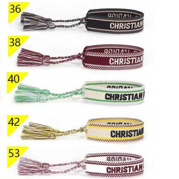 women's fashion luxury bracelets brand d designer bangle jewelry embroidered word bracelet letter rope woven tassel simple trinket men, Golden;silver
women's fashion luxury bracelets brand d designer bangle jewelry embroidered word bracelet letter rope woven tassel simple trinket men, Golden;silver