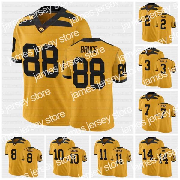 college basketball wears iowa hawkeyes ncaa college football game jersey 2 deuce hogan 3 tyrone tracy jr. petras padilla sargent kapisak kin, Black
college basketball wears iowa hawkeyes ncaa college football game jersey 2 deuce hogan 3 tyrone tracy jr. petras padilla sargent kapisak kin, Black