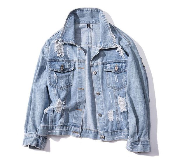 women's jackets denim jacket streetwear loose oversize coat ripped studded rivet jeans holes casual outerwear plus size xl-5xl, Black;brown
women's jackets denim jacket streetwear loose oversize coat ripped studded rivet jeans holes casual outerwear plus size xl-5xl, Black;brown
