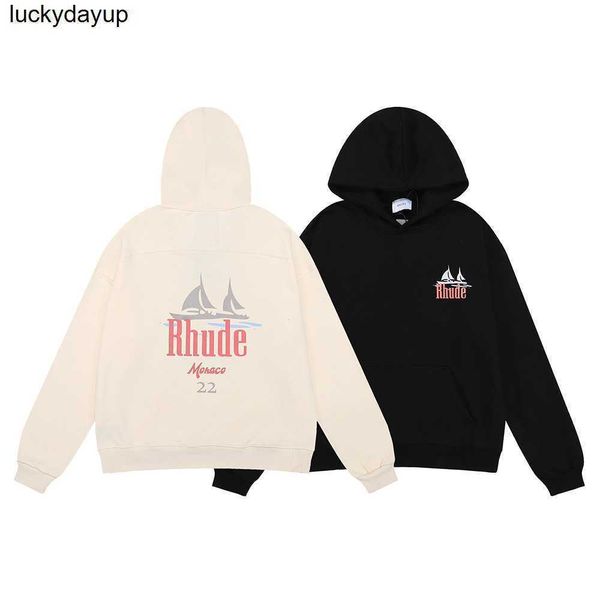 new men's hoodies designer sweatshirts winter street rhude sailing print loose men's women's hoodie, Black
new men's hoodies designer sweatshirts winter street rhude sailing print loose men's women's hoodie, Black