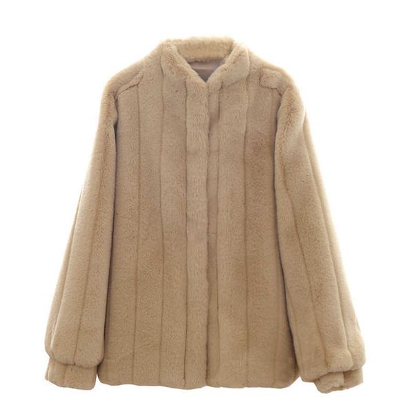 women's faux fur coats autumn and winter tweed women medium long solid color loose plush imitation overcoat, Black
women's faux fur coats autumn and winter tweed women medium long solid color loose plush imitation overcoat, Black
