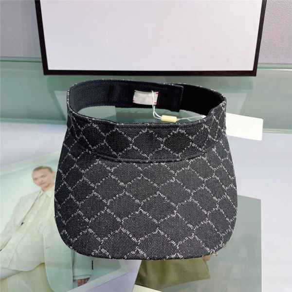 luxury designer visor hats designers caps mens baseball cap women summer denim bucket hat outdoor sport golf cap sunhats beanies visors, Blue;gray
luxury designer visor hats designers caps mens baseball cap women summer denim bucket hat outdoor sport golf cap sunhats beanies visors, Blue;gray