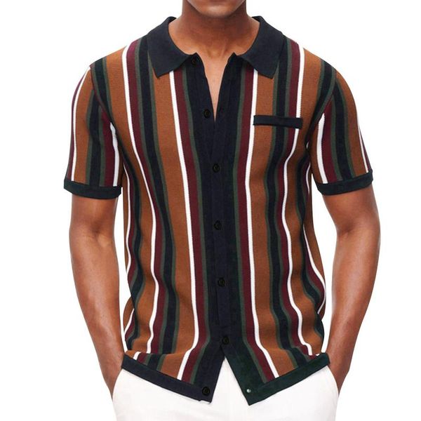 sweaters men's styles mens fashion casual coats single breasted lapel striped cardigan short sleeve jacket comfy in 9lie 09vx, White;black
sweaters men's styles mens fashion casual coats single breasted lapel striped cardigan short sleeve jacket comfy in 9lie 09vx, White;black