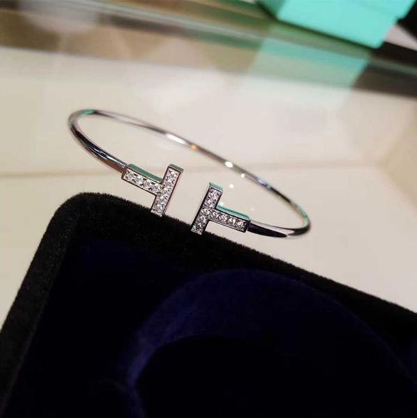 luxury tiff korean version double designer bracelets letter opening micro diamond bracelet unique design jewelry accessories, Silver
luxury tiff korean version double designer bracelets letter opening micro diamond bracelet unique design jewelry accessories, Silver