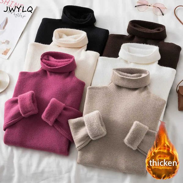 women's sweaters new winter warm velvet turtleneck sweaters women korean casual snow wear slim sweater thicken solid elastic knitted pu, White;black
women's sweaters new winter warm velvet turtleneck sweaters women korean casual snow wear slim sweater thicken solid elastic knitted pu, White;black