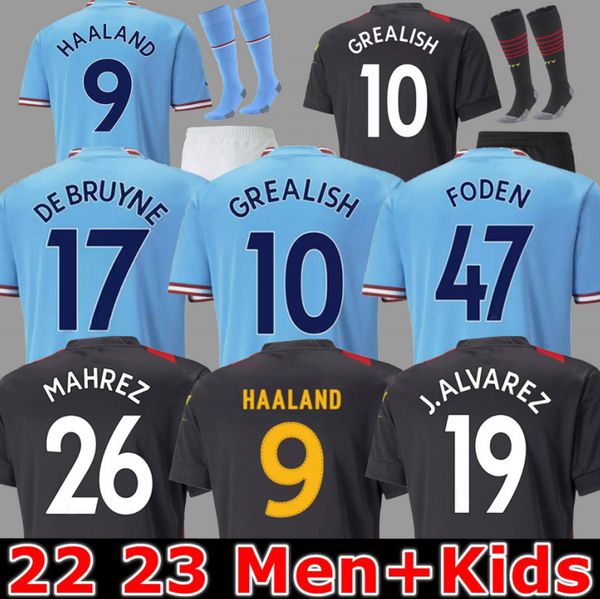 22 23 haaland soccer jerseys foden grealish sterling mans cities mahrez fans player version de bruyne foden 2022 football shirt kids kit se, Black;yellow
22 23 haaland soccer jerseys foden grealish sterling mans cities mahrez fans player version de bruyne foden 2022 football shirt kids kit se, Black;yellow
