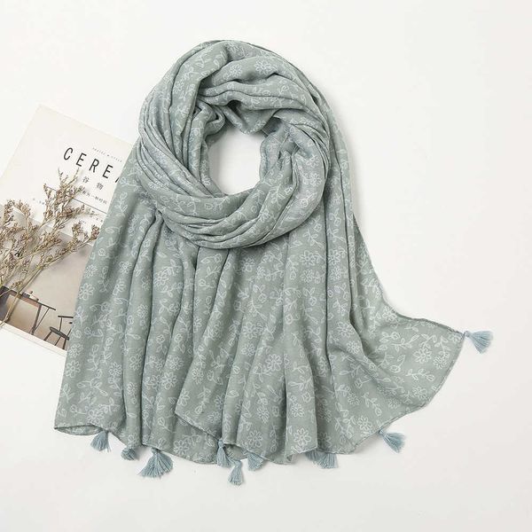 scarves fashion frh small floral cotton linen tassel shawl autumn and winter scarv, Blue;gray
scarves fashion frh small floral cotton linen tassel shawl autumn and winter scarv, Blue;gray