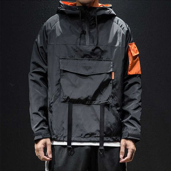men's jackets men jackets coats streetwear techwear hooded waterproof windbreaker casual outwear hip hop multi-pocket japanese overcoat, Black;brown
men's jackets men jackets coats streetwear techwear hooded waterproof windbreaker casual outwear hip hop multi-pocket japanese overcoat, Black;brown