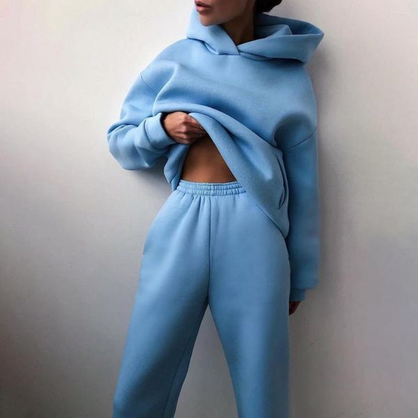 women's two piece pants hoodie suit solid color loose casual hooded elastic waist ankle banded set for daily wear, White
women's two piece pants hoodie suit solid color loose casual hooded elastic waist ankle banded set for daily wear, White