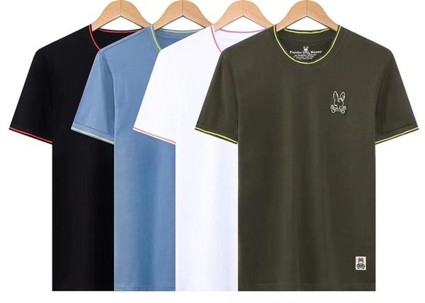 men's psychobunny skull rabbit round neck t-shirt short sleeve half sleeve undercoat for couples, White;black
men's psychobunny skull rabbit round neck t-shirt short sleeve half sleeve undercoat for couples, White;black