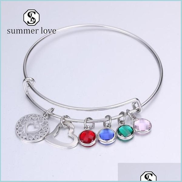 bangle stainless steel heart expandable wire sliver adjustable colorf crystal charm bracelet bangle for women christmas birthday gift dhf1l, Black
bangle stainless steel heart expandable wire sliver adjustable colorf crystal charm bracelet bangle for women christmas birthday gift dhf1l, Black