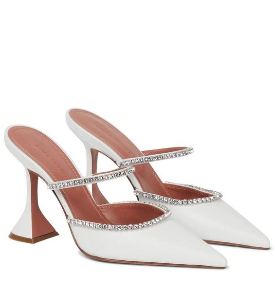 summer luxury amin sandals shoes women muaddis slippers gilda crystal-embellished leather pointed toe mules party wedding martin, Black
summer luxury amin sandals shoes women muaddis slippers gilda crystal-embellished leather pointed toe mules party wedding martin, Black