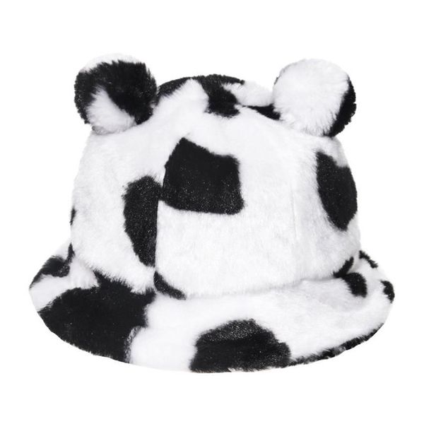 new faux fur winter panama bear ear outdoor sunscreen bucket hat versatile leopard print cow rabbit hair plush basin cap9hpj288k, Blue;gray
new faux fur winter panama bear ear outdoor sunscreen bucket hat versatile leopard print cow rabbit hair plush basin cap9hpj288k, Blue;gray