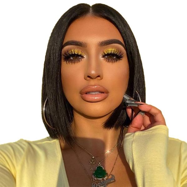 short bob pixie cut wig brazilian virgin silky straight human hair wigs 130 density lace front wigs with babyhair pre-plucked hairline bleac, Black;brown
short bob pixie cut wig brazilian virgin silky straight human hair wigs 130 density lace front wigs with babyhair pre-plucked hairline bleac, Black;brown