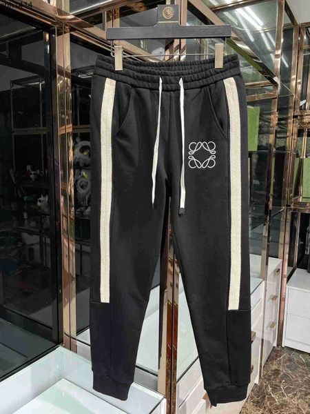 high version chaopai luojia loewess autumn and winter new 1846 limited embroidery splice color contrast casual pants, Black
high version chaopai luojia loewess autumn and winter new 1846 limited embroidery splice color contrast casual pants, Black