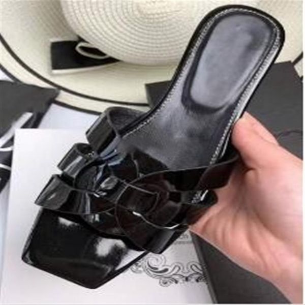 brand new women tribute flat sandals shoes woman fashion slipper genuine patent leather slide with intertwining straps sandalias 02943, Black
brand new women tribute flat sandals shoes woman fashion slipper genuine patent leather slide with intertwining straps sandalias 02943, Black