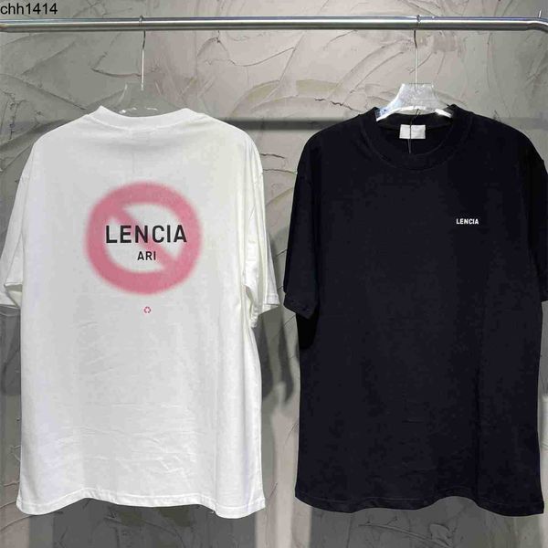 high version balencaigaess classic letter logo simple print round neck men's and women's short sleeve t-shirt home b, White;black
high version balencaigaess classic letter logo simple print round neck men's and women's short sleeve t-shirt home b, White;black