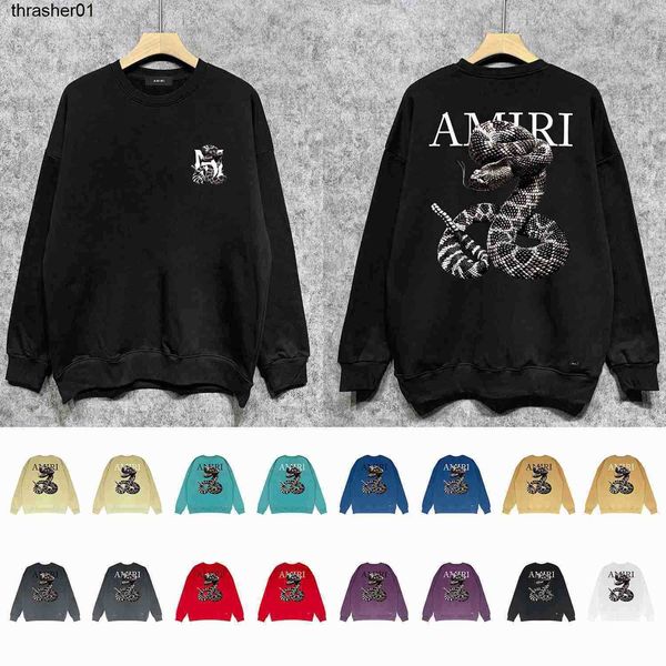 men's hoodies designer sweatshirts long term availability winter new fashion brand amirs giant snake print round neck men's cotton, Black
men's hoodies designer sweatshirts long term availability winter new fashion brand amirs giant snake print round neck men's cotton, Black