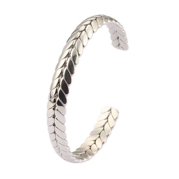 gold plating cuff bangle lover bracelet for woman man stainless steel wheat ears charming female male jewelry wedding party gift s62, Black
gold plating cuff bangle lover bracelet for woman man stainless steel wheat ears charming female male jewelry wedding party gift s62, Black