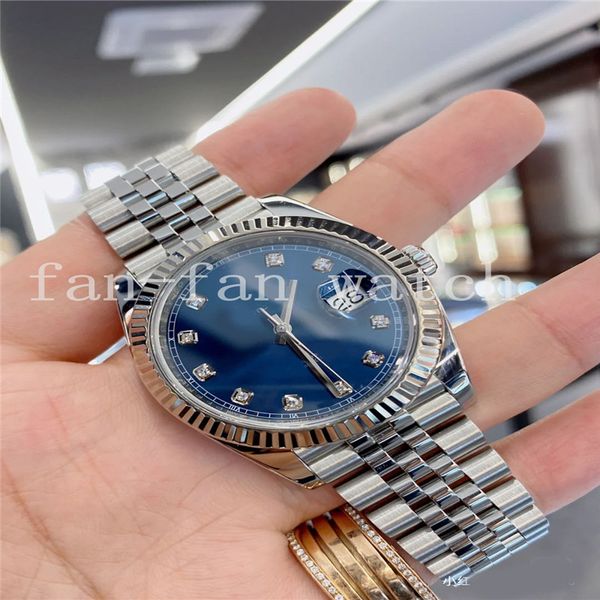 bp factory fully automatic movement men watch 41mm 126334 brand new blue diamond dial fluted jubilee, Slivery;brown
bp factory fully automatic movement men watch 41mm 126334 brand new blue diamond dial fluted jubilee, Slivery;brown