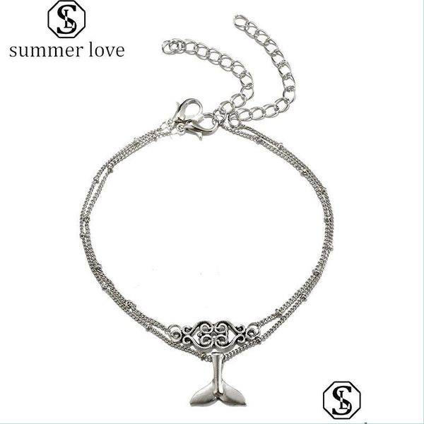 anklets 2pcs/set mermaid tail pendent anklets for women boho personality heart charm sier yoga ankle bracelets friendship mtilayer je dhz3j, Red;blue
anklets 2pcs/set mermaid tail pendent anklets for women boho personality heart charm sier yoga ankle bracelets friendship mtilayer je dhz3j, Red;blue