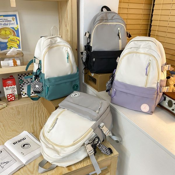 dhl50pcs backpack student oxford two patchwork breathable waterproof sport crossbody bag mix color
dhl50pcs backpack student oxford two patchwork breathable waterproof sport crossbody bag mix color