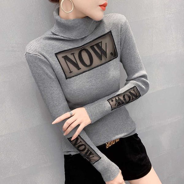 women's sweaters autumn/winter women's aesthetic sweater hollow embroidery high neck long sleeve bottoming fashion sweater slim fi, White;black
women's sweaters autumn/winter women's aesthetic sweater hollow embroidery high neck long sleeve bottoming fashion sweater slim fi, White;black